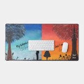 Silhouette Lovers Schreibtischunterlage (Tastatur & Maus)