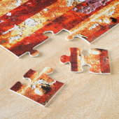 Silhouette M1911 auf verrosteter amerikanischer Puzzle (Seite)