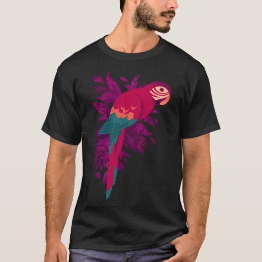Silhouette Macaw T-Shirt (Vorderseite)