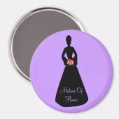 Silhouette Magnet (Vorderseite/Rückseite)