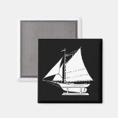 Silhouette Magnet (Vorderseite/Rückseite)