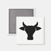 Silhouette Magnet (Vorderseite/Rückseite)