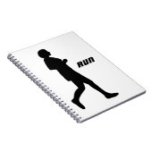 Silhouette-Malerlauf für Schwarze Notizblock (Rechte Seite)