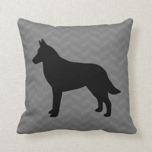 Silhouette Malinois Kissen