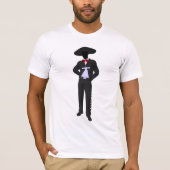 Silhouette Mariachi Mens T - Shirt (Vorderseite)