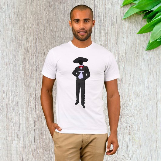 Silhouette Mariachi Mens T - Shirt