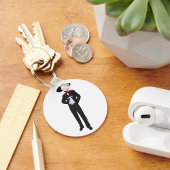 Silhouette Mariachi Schlüsselanhänger