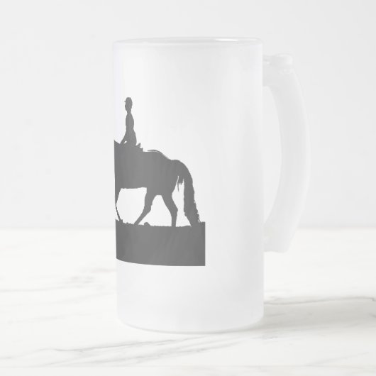 Silhouette Mattglas Bierglas (VorderseiteRechts)