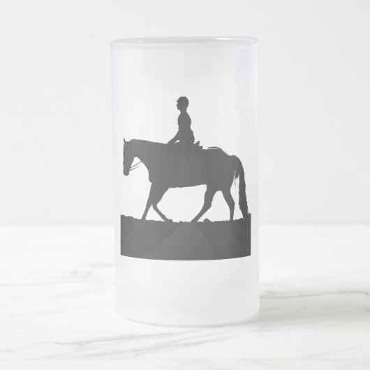 Silhouette Mattglas Bierglas (Mittel)