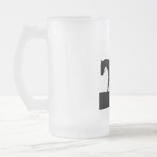 Silhouette Mattglas Bierglas (Links)