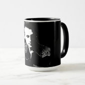 Silhouette mit Autogramm Tasse (VorderseiteRechts)