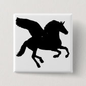 Silhouette mit Flügel Button (Vorderseite)