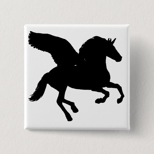 Silhouette mit Flügel Button (Vorderseite)