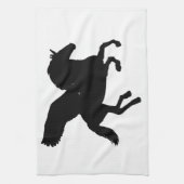 Silhouette mit Flügel Küchentuch (Vertikal)