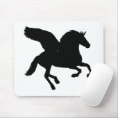 Silhouette mit Flügel Mousepad (Mit Mouse)