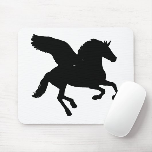 Silhouette mit Flügel Mousepad (Mit Mouse)