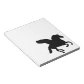 Silhouette mit Flügel Notizblock (angewinkelt)