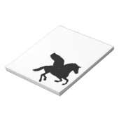 Silhouette mit Flügel Notizblock (Rotiert)