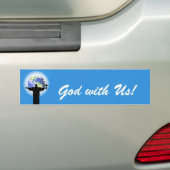 Silhouette mit Kreuz Autoaufkleber (Auf Auto)
