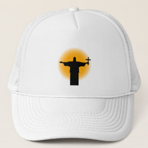 Silhouette mit Kreuz Truckerkappe