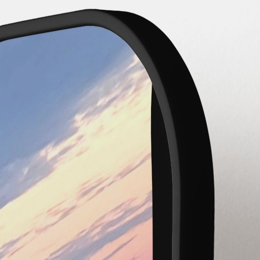 Silhouette mit Nautilus auf der gegenüberliegenden Pickleball Schläger (Linke Seite)