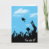 Silhouette mit Sky Karte (Vorderseite)