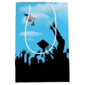 Silhouette mit Sky Mittlere Geschenktüte (Vorderseite)