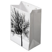 Silhouette Mittlere Geschenktüte (Vorderseite Schrägansicht)