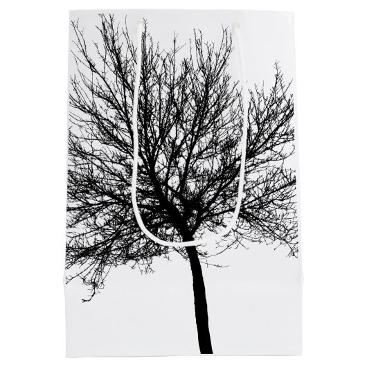 Silhouette Mittlere Geschenktüte (Rückseite)