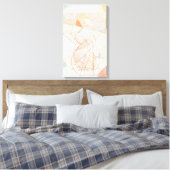 Silhouette Moderne farbenfrohe Wrapped Art Leinwan Leinwanddruck (Insitu (Schlafzimmer))