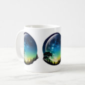 Silhouette Moon Night Kaffeetasse (Vorderseite Links)