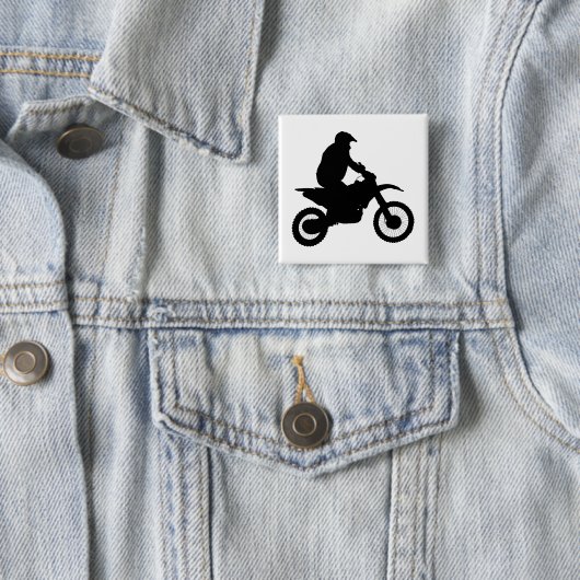 Silhouette Motocross Button (Beispiel)
