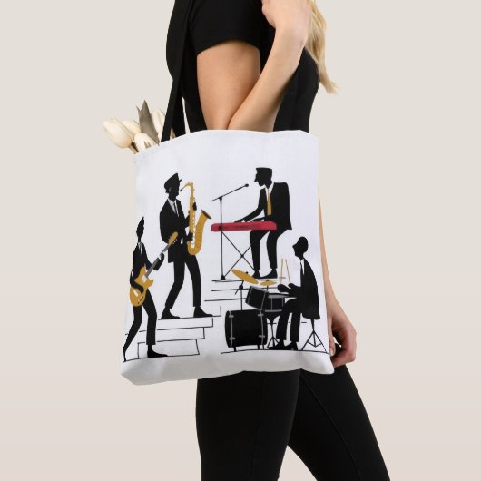Silhouette Music Band Tasche (Von Nahem)