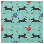 Silhouette Mutts Stoff (Muster)