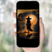 Silhouette mystisches Hexengebirge Einladung