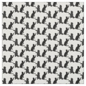 Silhouette Niedlich Kitten Katzen spielen Stoff (Muster)