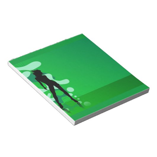 Silhouette Notepad Notizblock (angewinkelt)