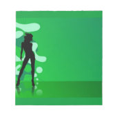 Silhouette Notepad Notizblock (Vorderseite)