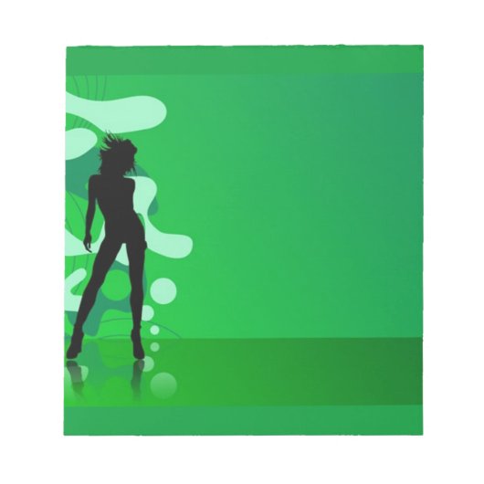 Silhouette Notepad Notizblock (Vorderseite)