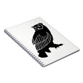 Silhouette Notizblock (Rechte Seite)