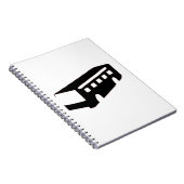 Silhouette Notizblock (Rechte Seite)