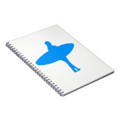 Silhouette Notizblock (Rechte Seite)