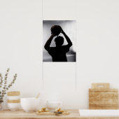 Silhouette of basketball player poster (Küche)