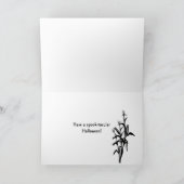 silhouette of cats in moonlight karte (Innenseite)