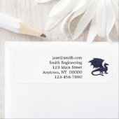 Silhouette of Dragon - Choose background color (Insitu)