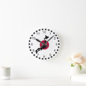 Silhouette of Japan Runde Wanduhr (Zuhause)