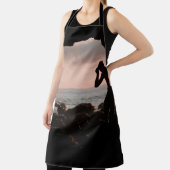 Silhouette of man in cave schürze (InSitu)