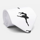 Silhouette of the Ballerina Krawatte (Gerollt)