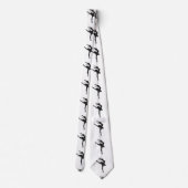 Silhouette of the Ballerina Krawatte (Rückseite)