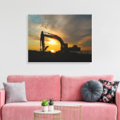 Silhouette on the Breakers Leinwanddruck (Insitu (Wohnzimmer))